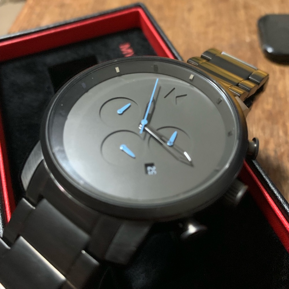 MVMT Chrono Gunmetal 40mm watch NEW!